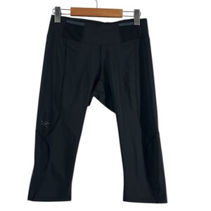 Arc'teryx tights capri hiking summer trails workout black sz m